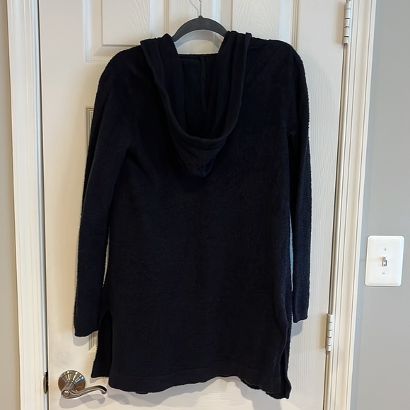 Barefoot Dreams Cozy Chic Lite Cardigan with hood Size XS/Small - Picture 3 of 5